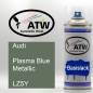 Preview: Audi, Plasma Blue Metallic, LZ5Y: 400ml Sprühdose, von ATW Autoteile West.